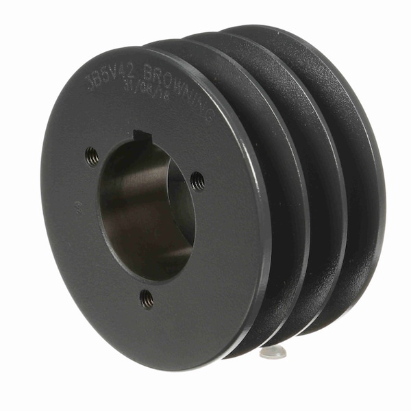 3 Groove Cast Iron Bushed Bore Multiple Sheave, 3B5V42